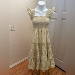 KOURT Floral Smocked Dress